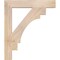 Ekena Millwork Merced Block Smooth Bracket, Douglas Fir, 3 1/2"W x 24"D x 28"H BKT04X24X28MRC05SDF - alternate 4